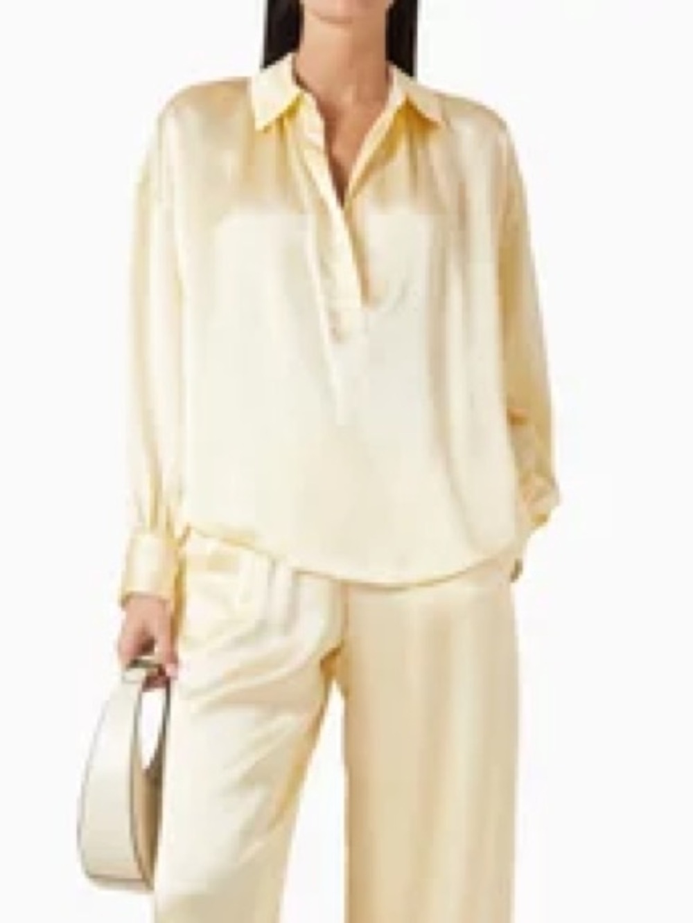 SABLYN Chantal Pop-over Top in Silk